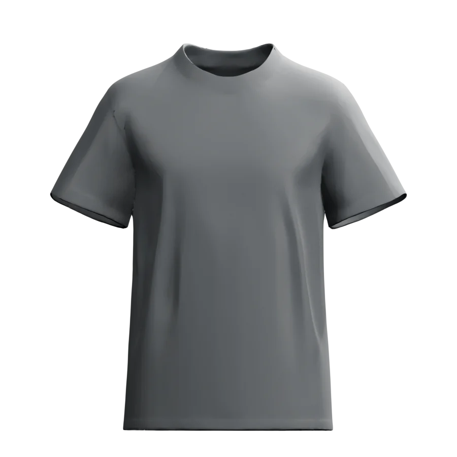 Plain black T-shirt ready to customize
